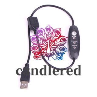 เทอร์โมสตัทควบคุมอุณหภูมิ USB 5V-12V 3 ความเร็ว ปรับได้ 24W