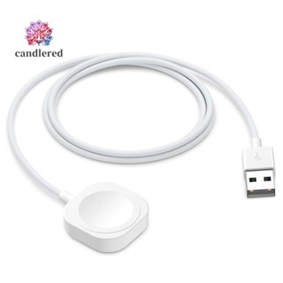 อุปกรณ์ที่ชาร์จนาฬิกาข้อมือ แบบแม่เหล็ก ยาว 1 เมตร สีขาว สําหรับ Apple Watch Charger Series 8 7 6 5 4 3 2 SE Ultra