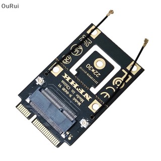 {RUI} อะแดปเตอร์ M.2 NGFF เป็น Mini PCI-E (PCIe+USB) สําหรับ M.2 Wifi บลูทูธไร้สาย Wlan {OuRui}