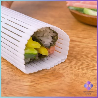 Mahathai แผ่นม้วนซูชิ แผ่นพลาสติกสำหรับทำซูชิ DIY Sushi mat