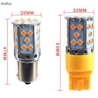 {RUI} หลอดไฟเลี้ยวรถยนต์ 1156 7440 T20 3030 35smd Canbus W21W LED {OuRui}