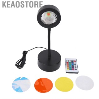 Keaostore Sunset Projection Lamp 64 Colors Hose USB Plug  Sunlight