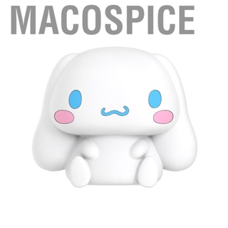 Macospice Cinnamoroll Mini Night Light Cute Cartoon Tap Control Eyes Protection Soft Lighting Silicone Nursery Lights