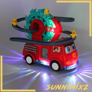 [Sunnimix2] ของเล่นรถแข่งอัตโนมัติ ของขวัญวันเกิด สําหรับเด็ก 3-4 ปี