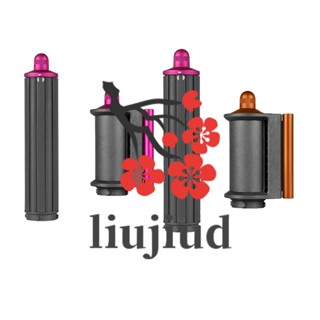 Liujiud หัวฉีดเหล็กดัดผมอัตโนมัติ พลาสติก ทนทาน 40 มม. สีแดงกุหลาบ สําหรับ Dyson Airwrap