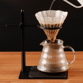 Youpin เทเหนือแท่นวางกาแฟอลูมิเนียมเทเหนือสถานีกาแฟ Dripper Stand แท่นวางกาแฟ Antislip ที่ปรับได้