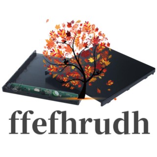 Ffefhrudh เคสภายนอก USB เป็น IDE CD DVD RW ROM สําหรับแล็ปท็อป