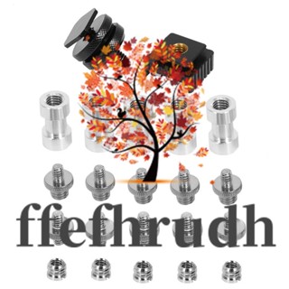 Ffefhrudh สกรูอะแดปเตอร์แปลงกล้อง 22 ชิ้น 1/4 นิ้ว และ 3/8 นิ้ว เป็น 1/4 สําหรับขาตั้งกล้อง ขาตั้งกล้อง ขาตั้งกล้อง ขาตั้งไฟ