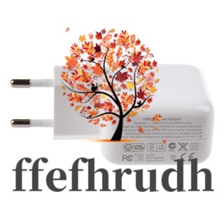 Ffefhrudh อะแดปเตอร์ชาร์จ สีขาว มาตรฐานยุโรป สําหรับ iPad iPhone iPod สมาร์ทโฟน 2.1A