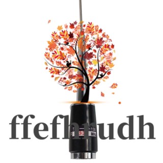 Ffefhrudh เสาอากาศวิทยุมือถือ UHF 400-470 MHz 200W 5.5dB SL-16 PL-259 สีเงิน