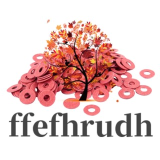 Ffefhrudh แหวนรองฉนวนไฟเบอร์ ขนาด 3x8x0.7 มม. สีแดง 200 ชิ้น