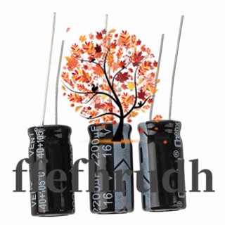 Ffefhrudh อิเล็กโทรไลต์เรเดียล 10x20 มม. 2200UF 16V 105C 3 ชิ้น