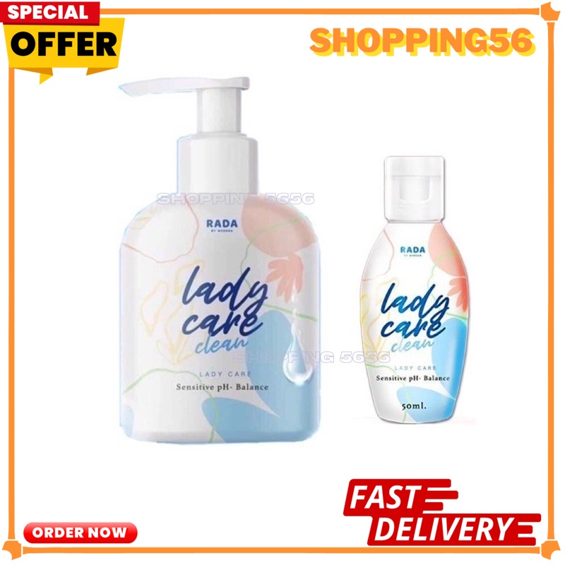 มี 2 ขนาด รดาเลดี้แคร์ Rada Lady Care Clean 50 ml.ดาราเซรั่ม & เลดี้ขวดปั๊ม ขวดปั๊ม