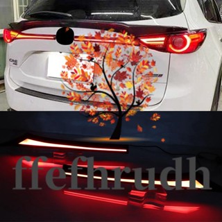 Ffefhrudh ไฟท้าย ไฟตัดหมอก LED สะท้อนแสง สําหรับ Mazda CX-5 CX5 2017-2020 2 ชิ้น