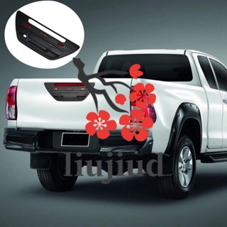 Liujiud ฝาครอบมือจับประตูด้านหลัง อุปกรณ์เสริม สําหรับ Toyota Hilux REVO 2015-2017