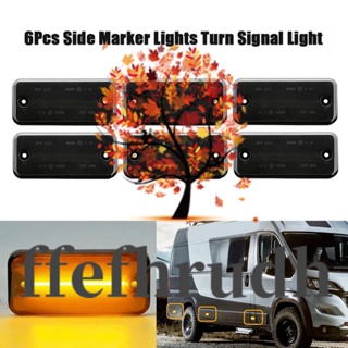 Ffefhrudh ไฟสัญญาณเลี้ยว LED สําหรับรถบรรทุก Iveco Fiat Ducato Citroen Relay Peugeot Boxer Renault VOLVO 6 ชิ้น