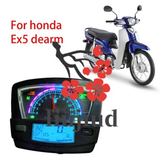 Liujiud เครื่องวัดความเร็วรอบเครื่องยนต์ดิจิทัล LCD สําหรับ Honda EX5