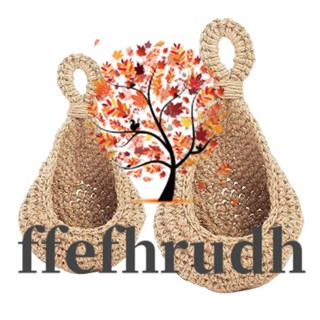 Ffefhrudh ตะกร้าใส่มันฝรั่ง และหัวหอม สไตล์โบฮีเมียน สําหรับแขวนตกแต่งห้องครัว