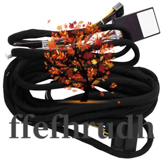 Ffefhrudh สายเคเบิลต่อขยาย 16Pin 6 เมตร พร้อมแคนบัส สําหรับเครื่องเล่นสเตอริโอ Android BMW E39(01-04) E53(01-05)