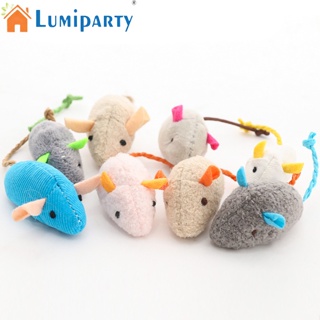 Lumiparty ของเล่นตุ๊กตาหนู กันรอยขีดข่วน หลากสี สําหรับสัตว์เลี้ยง แมว