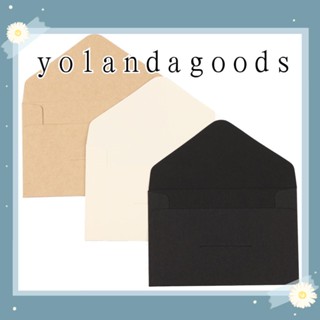 Yola 20 ชิ้น / เซต กระดาษ จดหมายเชิญงานแต่งงาน อุปกรณ์สํานักงาน เครื่องเขียน ย้อนยุค นามบัตร ที่เก็บ