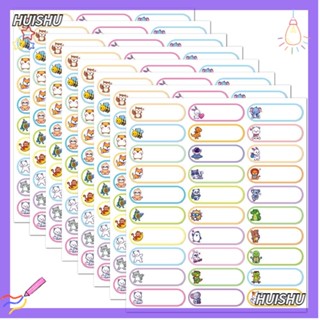 Hs สติกเกอร์ฉลากเขียนชื่อได้ กันน้ํา 150 ชิ้น ต่อถุง สําหรับโรงเรียน และสํานักงาน 2 ถุง