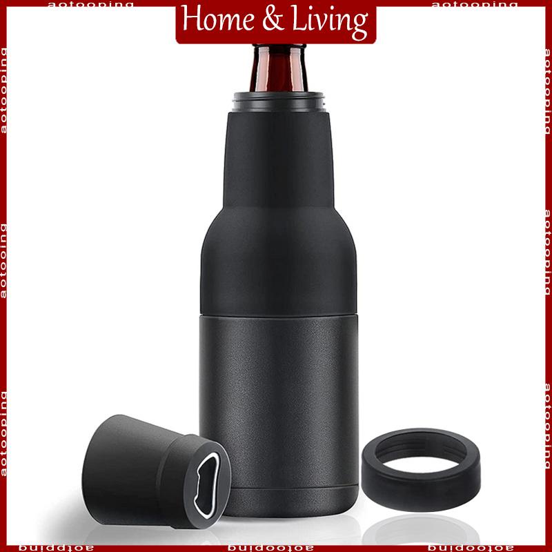 Aotoo 3-in-1 กระป๋องคูลเลอร์ ขวดคูลเลอร์ สเตนเลส เก็บความเย็น เก็บขวดได้นานหลายชั่วโมง