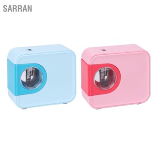  SARRAN เครื่องเหลาดินสอไฟฟ้าแบตเตอรี่ดำเนินการอัตโนมัติหยุดน่ารักแบบพกพาคมชัดอย่างรวดเร็วสำหรับสำนักงานห้องเรียนโรงเรียน