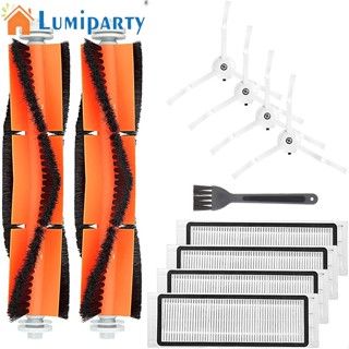 Lumiparty ชุดอุปกรณ์เสริม แบบเปลี่ยน สําหรับ Roborock E25 E4 S5 S6 E20 E35 C10 S50 S51 S4 Xiaomi 11 ชิ้น