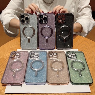 เคสโทรศัพท์มือถือชุบไฟฟ้า กันกระแทก ลายกากเพชร สําหรับ IPhone 15 Ultra 11 12 13 14 Pro Max 15 Pro Max 14 Pro 13