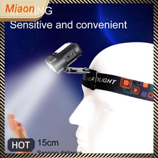 [miaon.th] ไฟหน้า LED 1200mAh 700LM TYPE-C 5 โหมด กันน้ํา ชาร์จได้