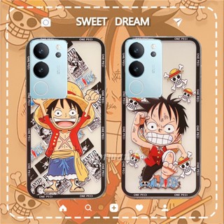 พร้อมส่ง ใหม่ เคสโทรศัพท์มือถือ ซิลิโคนนิ่ม TPU ใส ลายการ์ตูนตลก สร้างสรรค์ สําหรับ VIVO V29 5G VivoV29 2023