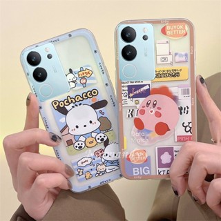 พร้อมส่ง ใหม่ เคสโทรศัพท์มือถือ ซิลิโคนนิ่ม ใส กันกระแทก ลายการ์ตูนน่ารัก สําหรับ VIVO V29 5G VivoV29 2023