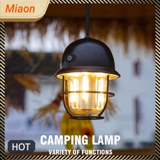 [miaon.th] ไฟเต็นท์ LED 200LM แบบพกพา สไตล์วินเทจ สําหรับตั้งแคมป์ เดินป่า ตกปลา