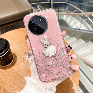 เคสโทรศัพท์มือถือ TPU แบบนิ่ม ลายกระต่าย 3D ด้านหลัง สําหรับ Realme11 NFC RealmeC51 Realme 11 NFC C51 4G 5G 2023