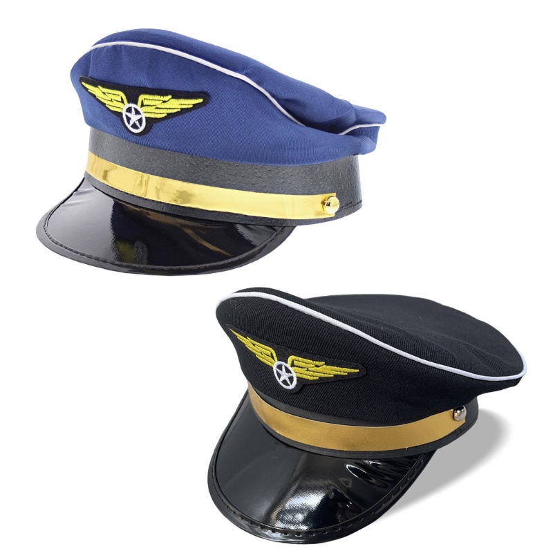 Love * กัปตันหมวกสําหรับผู้หญิงผู้ชายบทบาทเล่นฮาโลวีนคอสเพลย์ Aviators หมวก Stage Performances Props