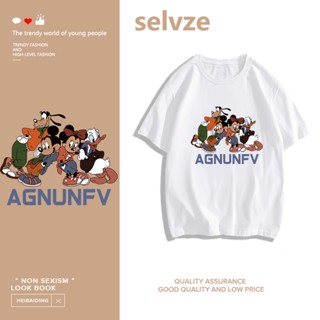 Selvze (พร้อมส่งจากกรุงเทพ มาใน 3 วัน) print T-shirt น่ารักแฟชั่นการ์ตูนพิมพ์เสื้อยืดแขนสั้น T0542