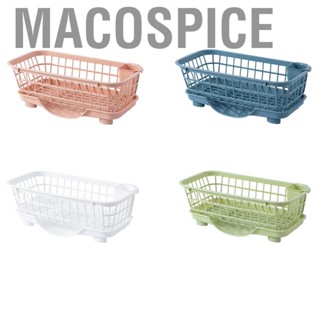 Macospice Dish Drying Rack Plastic Kitchen Utensils Drainer Detachable Base Dinnerware Organizer For  Chopstick