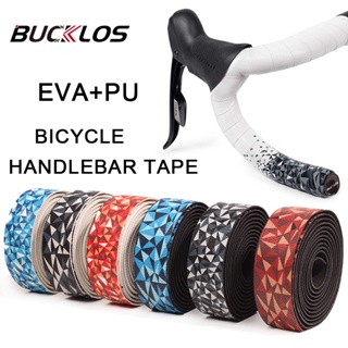 Bucklos เทปพันแฮนด์จักรยาน EVA+PU แบบนิ่ม ซับแรงกระแทก