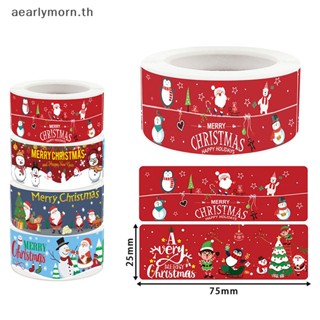 Aa สติกเกอร์ ลายการ์ตูน Merry Christmas สําหรับตกแต่งคริสต์มาส 120 ชิ้น