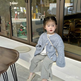 Spring New girls lazy style mohair linen cardigan Korean retro loose sweater coat foreign coat LEAI