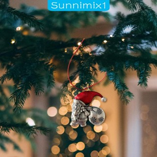 [Sunnimix1] เครื่องประดับตกแต่งต้นคริสต์มาส ลายซานตาคลอสน่ารัก สําหรับแขวนในร่ม กลางแจ้ง งานแต่งงาน ต้นคริสต์มาส ปีใหม่ วันหยุด