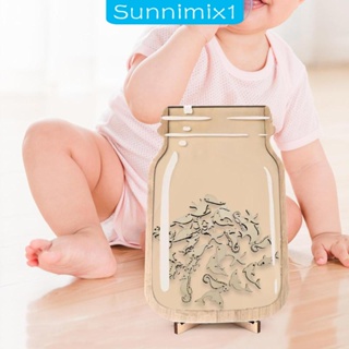 [Sunnimix1] กระปุกไม้ แบบไม่สําเร็จรูป สําหรับใส่การ์ด งานฝีมือ DIY 50 ชิ้น