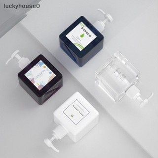 Luckyhouse0^^ ขวดพลาสติกใส แบบพกพา สําหรับใส่โลชั่น แชมพู