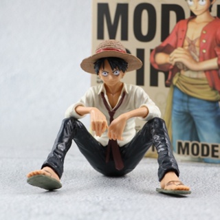 โมเดลฟิกเกอร์ PVC รูปการ์ตูนอนิเมะ One Piece Luffy ขนาด 13 ซม. เหมาะกับของขวัญ ของเล่นสําหรับเด็ก