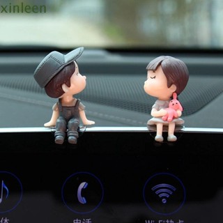 Xinleen ฟิกเกอร์แดชบอร์ด คอนโซลกลาง ตกแต่งภายในรถยนต์