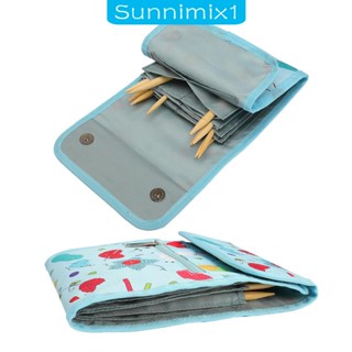 [Sunnimix1] กระเป๋าจัดเก็บอุปกรณ์ถักนิตติ้ง 22 ซม. X18 ซม.