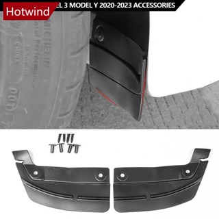 Hotwind บังโคลนล้อหน้า หลังรถยนต์ อุปกรณ์เสริม สําหรับ Tesla Model 3 Model Y 2020-2023 Q6Z6 2 4 6 ชิ้น