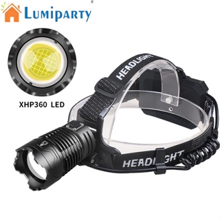 Lumiparty Xhp360 ไฟฉาย Led ซูมได้ พร้อมไฟแสดงสถานะ