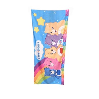 ผ้าเช็ดตัว ดูดซับน้ำได้ดี Care Bears ผ้าไมโครไฟเบอร์    แห้งเร็ว   - ทำความสะอาดราบออกง่าย - ขนาด 160×70 cm (ไซส์ฝรั่ง)